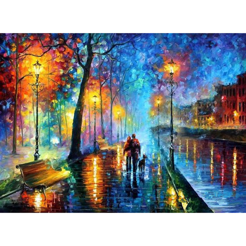 thumbnail image 2 of (DB5997) Kit Bordado Punto Cruz Con Pintura Al Óleo Diamante 5D DIY (K461) 40x50cm, 2 of 2