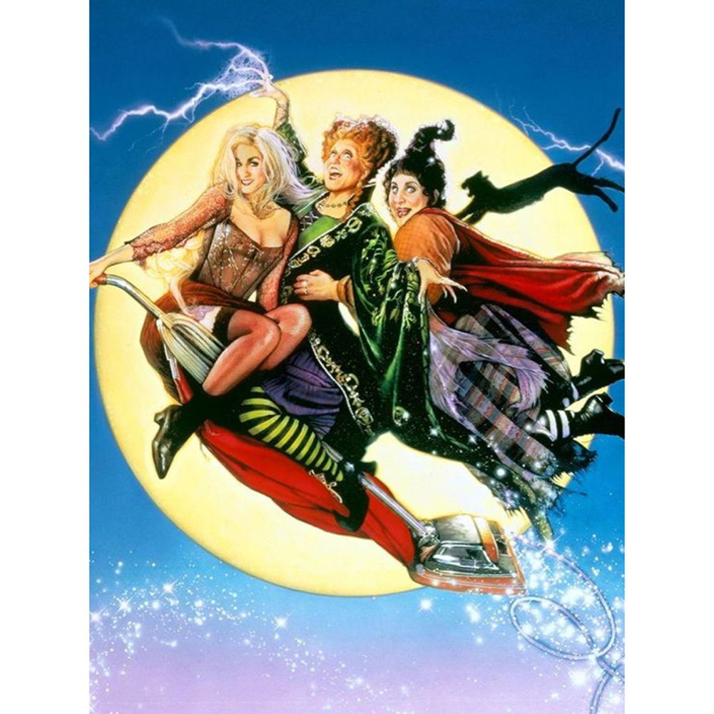 thumbnail image 2 of (DB7388) Lleno Diamantes Brujas Locas Películas Y Series TV Diamante Cuadrado Resina 20X30cm, 2 of 2