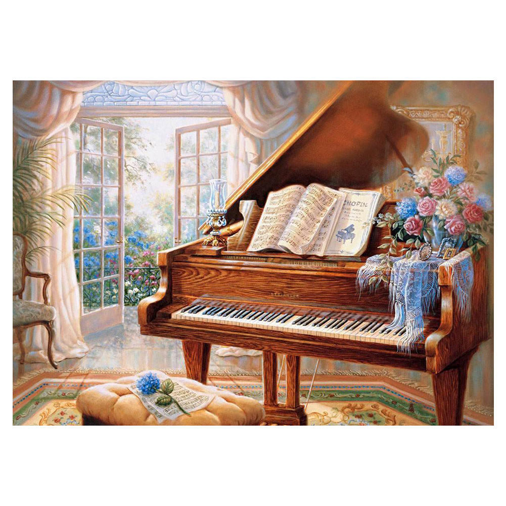 thumbnail image 2 of (DF2813) Kits Bordado Cuadrado DIY Taladro Piano Punto Cruz 50x70cm, 2 of 2