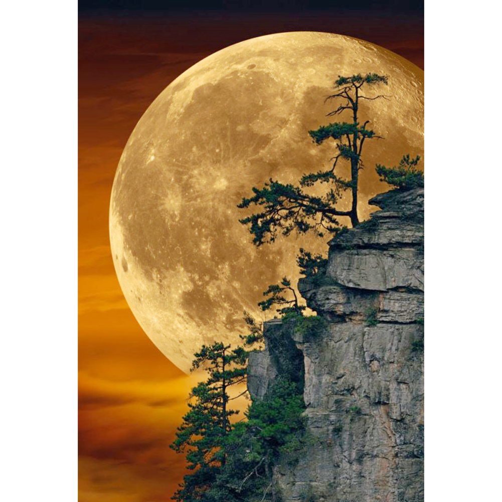 thumbnail image 2 of Taladro Patrón Ygjytge 5D Paisaje Lunar Punto Cruz DIY 20X30cm, 2 of 2