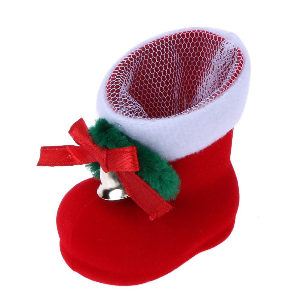 thumbnail image 3 of Botas Navideña Regalo Para Fiesta En Casa Papá Noel Rojo, 3 of 3