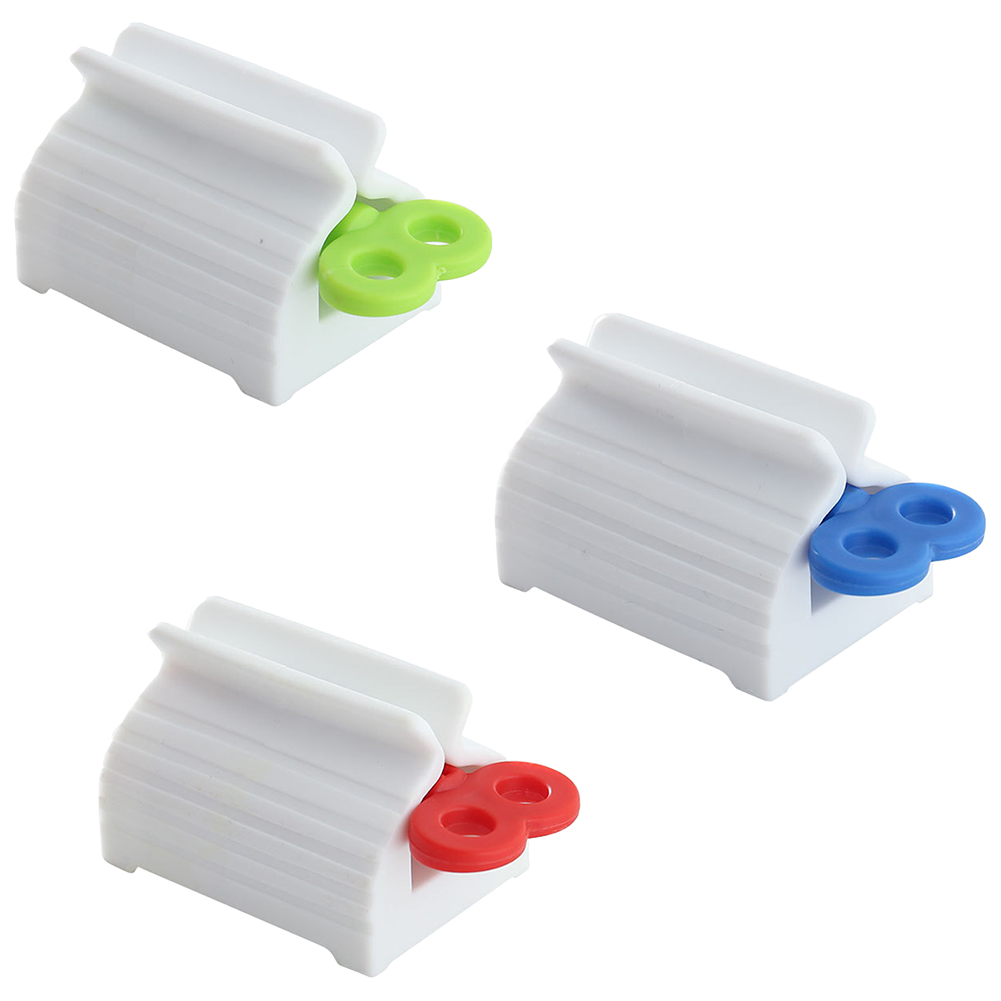 thumbnail image 2 of Kuymtek Dispensador Exprimidor Tubo Pasta Dientes Plástico 3 Uds para Tinte Suministros Baño, 2 of 2