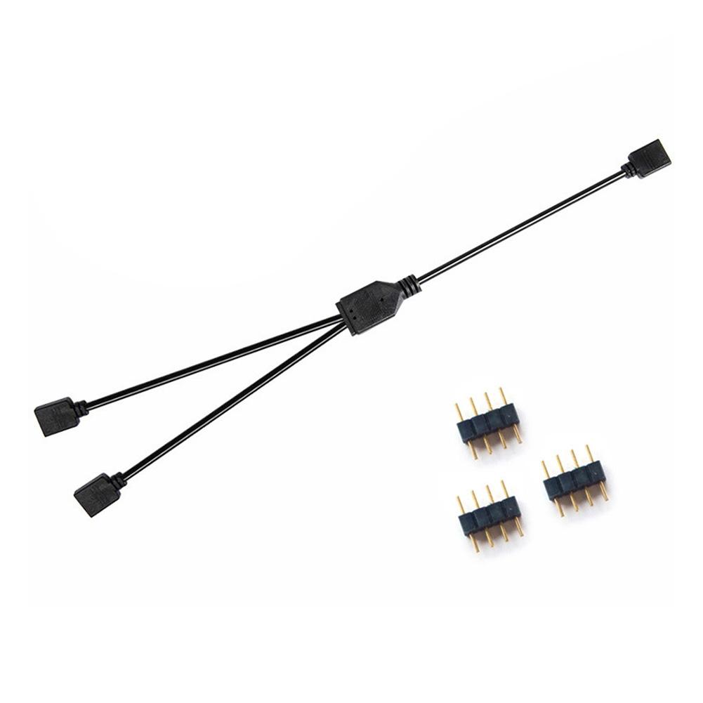 thumbnail image 2 of JShteea Adaptador Cable Extensión ARGB Cable Divisor RGB para Placa Base (12V 4Pin), 2 of 3