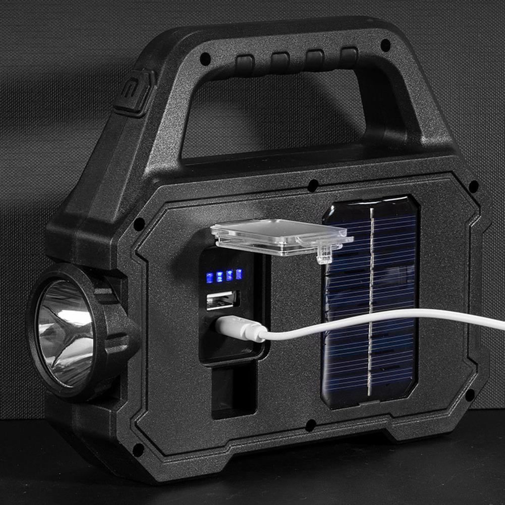 thumbnail image 3 of Linterna Eléctrica LED Mano Solar Multifuncional para Acampar Al Aire Libre (D), 3 of 10