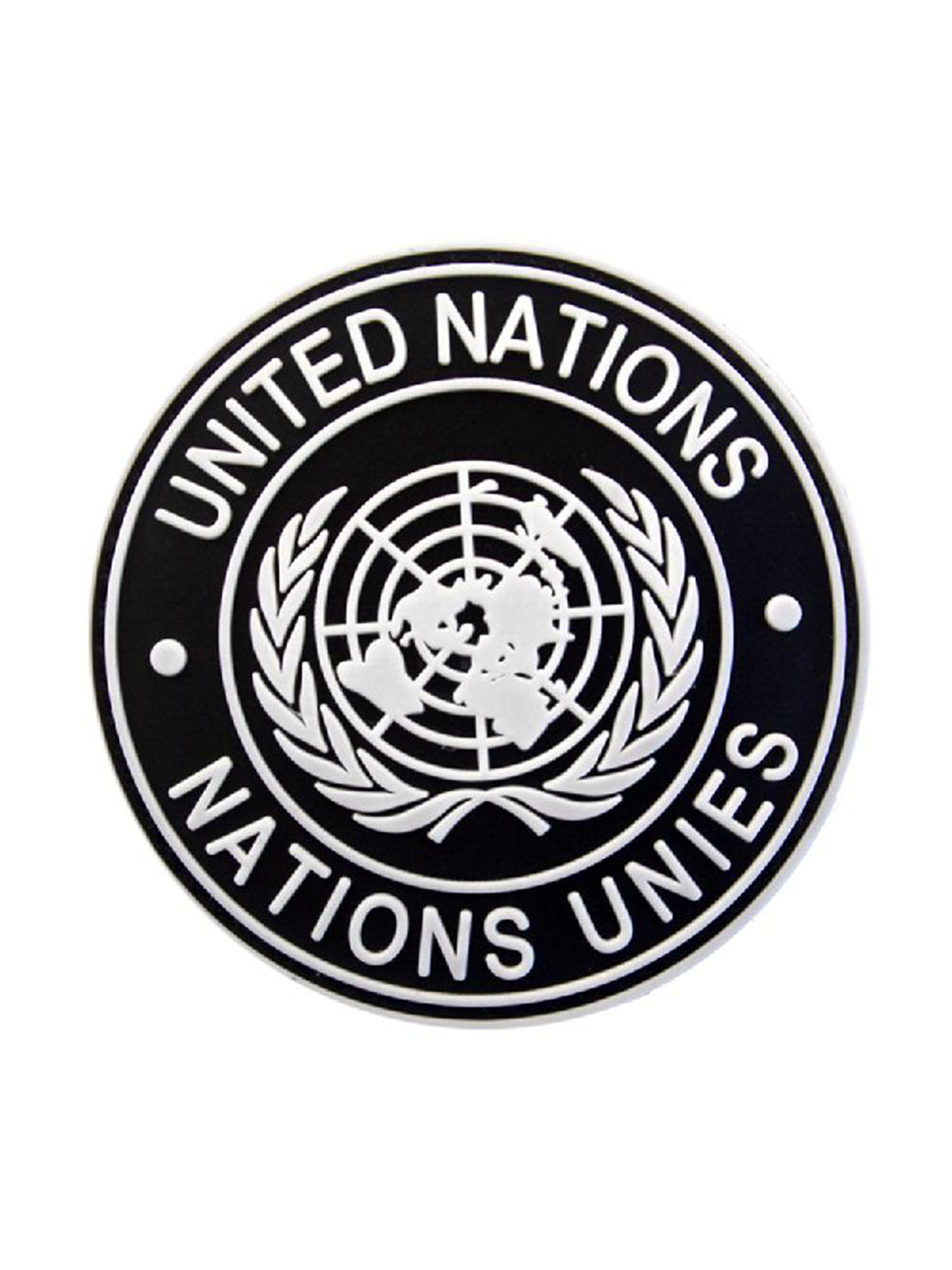 thumbnail image 2 of Insignia Parche Hombro Genuina Las Naciones Unidas Color, 2 of 8