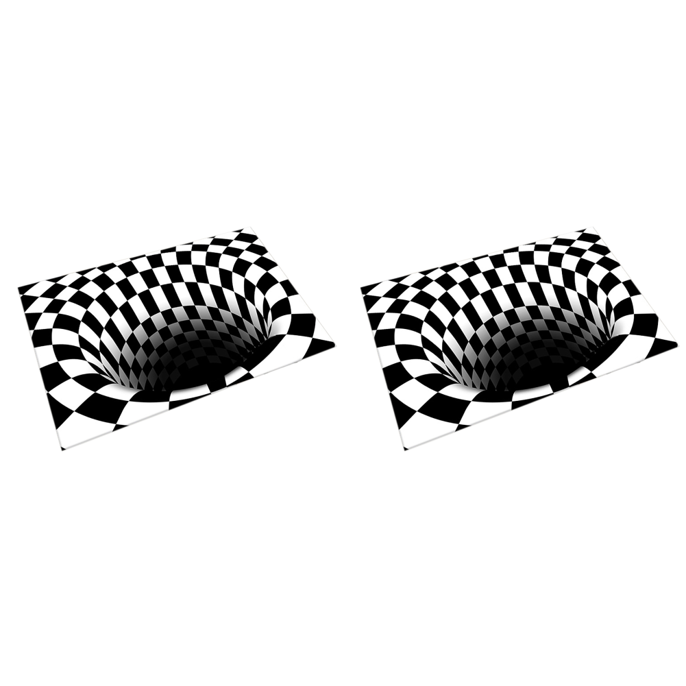 thumbnail image 3 of Felpudo Con Ilusión 2 Uds Cgtredaw Alfombra Con Trampa Payaso Aterrador 3D, 3 of 10