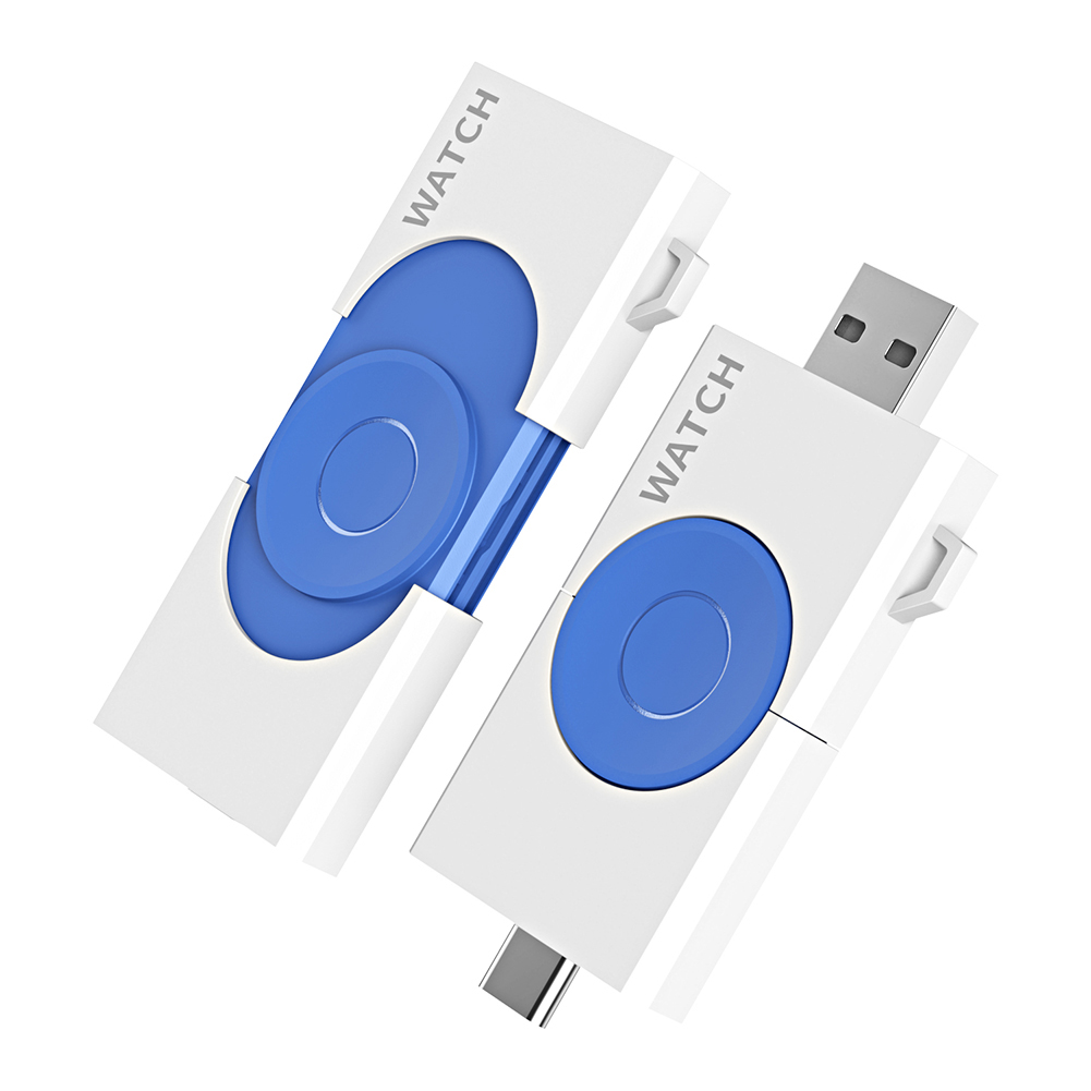 thumbnail image 1 of Cargador Magnético para Reloj Adaptador USB Tipo C Interfaz Dual Plug And Play Accesorios Repuesto Apple Watch 8 7, 1 of 9