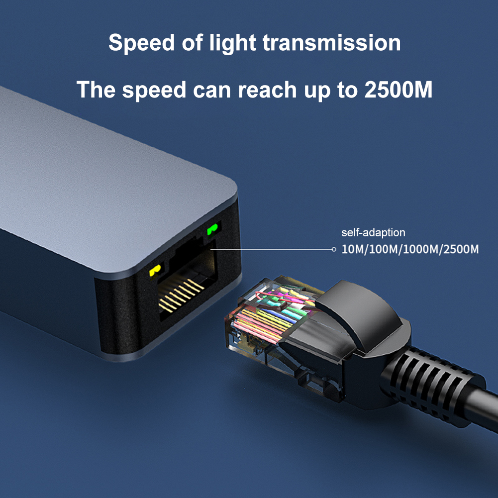 thumbnail image 4 of Adaptador de Red 2.5G USB a Tarjeta RJ45 DQrwqpou Gigabit Ethernet, 4 of 10