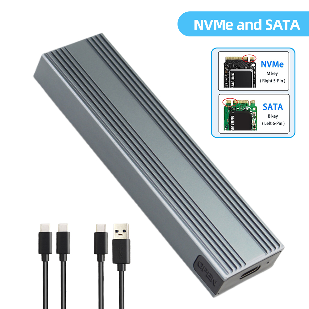 thumbnail image 5 of Caja SSD M.2 NVME SATA Protocolo Dual para 2230/2242/2260/2280, 5 of 10