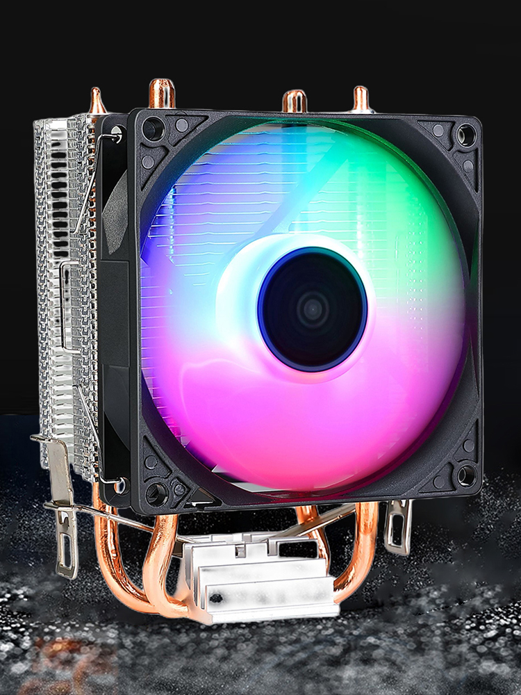 thumbnail image 3 of Frost 100 Enfriador CPU Kuymtek Con Tubo Calor Dual 1151 Ventilador para Computadora Escritorio 2011 Refrigerado Por Aire 1155AMD, 3 of 10