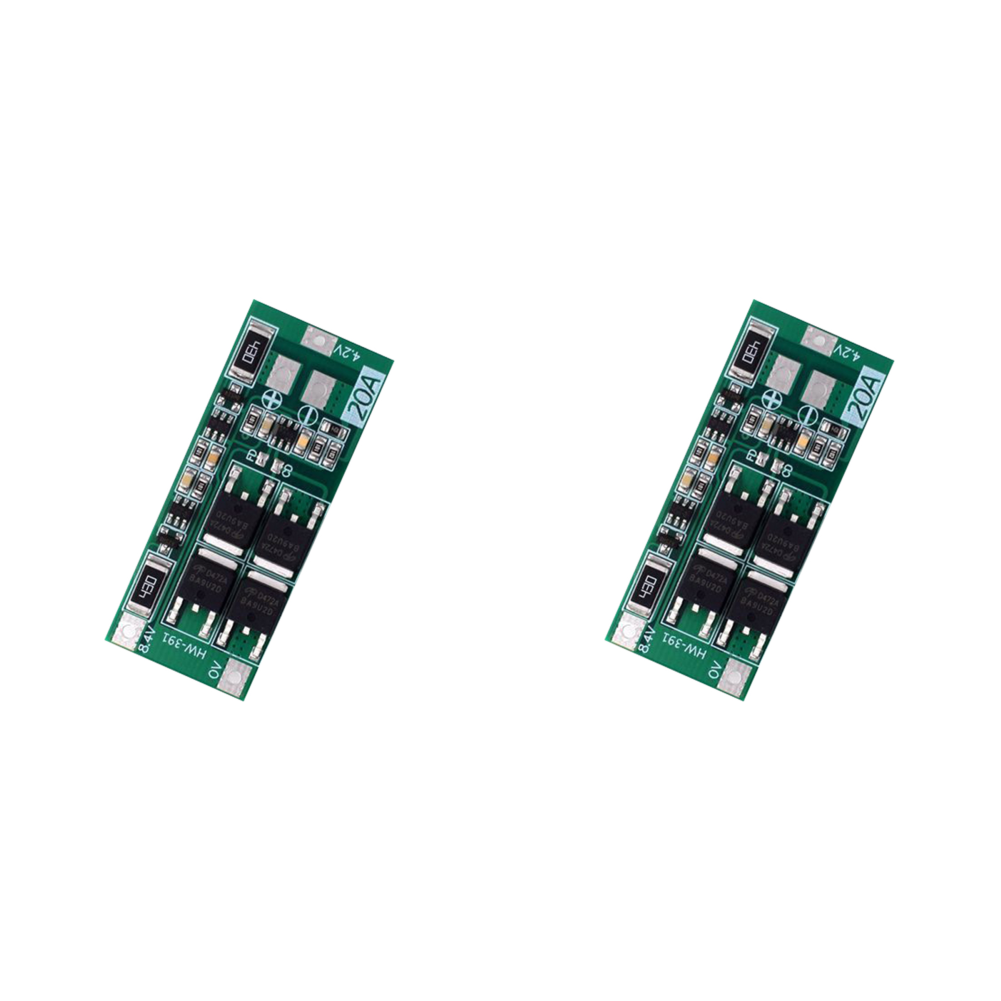 thumbnail image 1 of 2 uds HW-391 2S 20A 18650 cargador batería litio Placa protección módulo BMS, 1 of 10