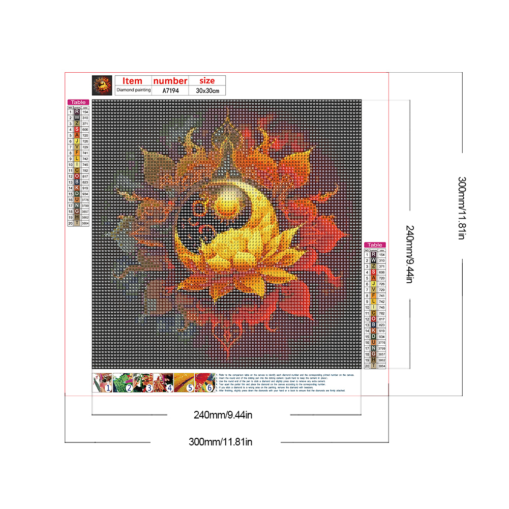 thumbnail image 4 of Kit de Pintura de Diamante 5D Cgtredaw Ronda Completa A7194, 4 of 10