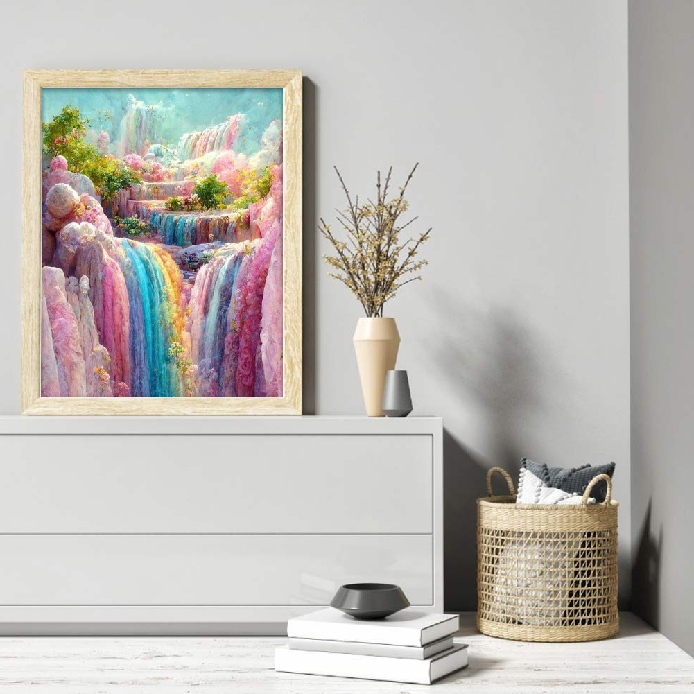 thumbnail image 3 of Hilo Algodón Ecológico Bordado Punto Cruz Cascada Impreso 11CT 50x60cm, 3 of 10