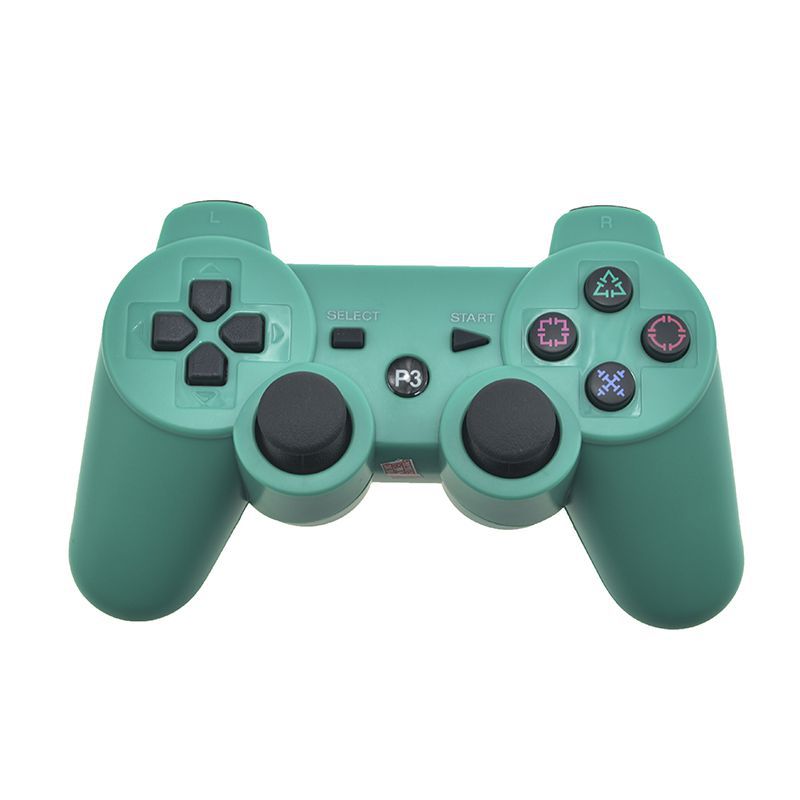 thumbnail image 2 of [Verde] Botones Neutros Copo Nieve Controlador PS3 Controlador Inalámbrico (Verde) [No Es Necesario Editar], 2 of 2